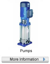 In-line and end suction pumps. Boiler feed water pumps and parts. Seal kits and machinal Seals. All manufactures.