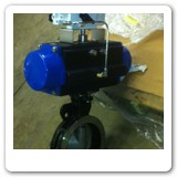 High Performance butterfly valve with actuator and positioner